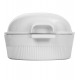 Travessa Roaster 3 Litros 35 cm de comprimento Com Tampa Porcelana Germer